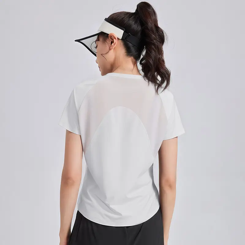 Short sleeve yoga tops